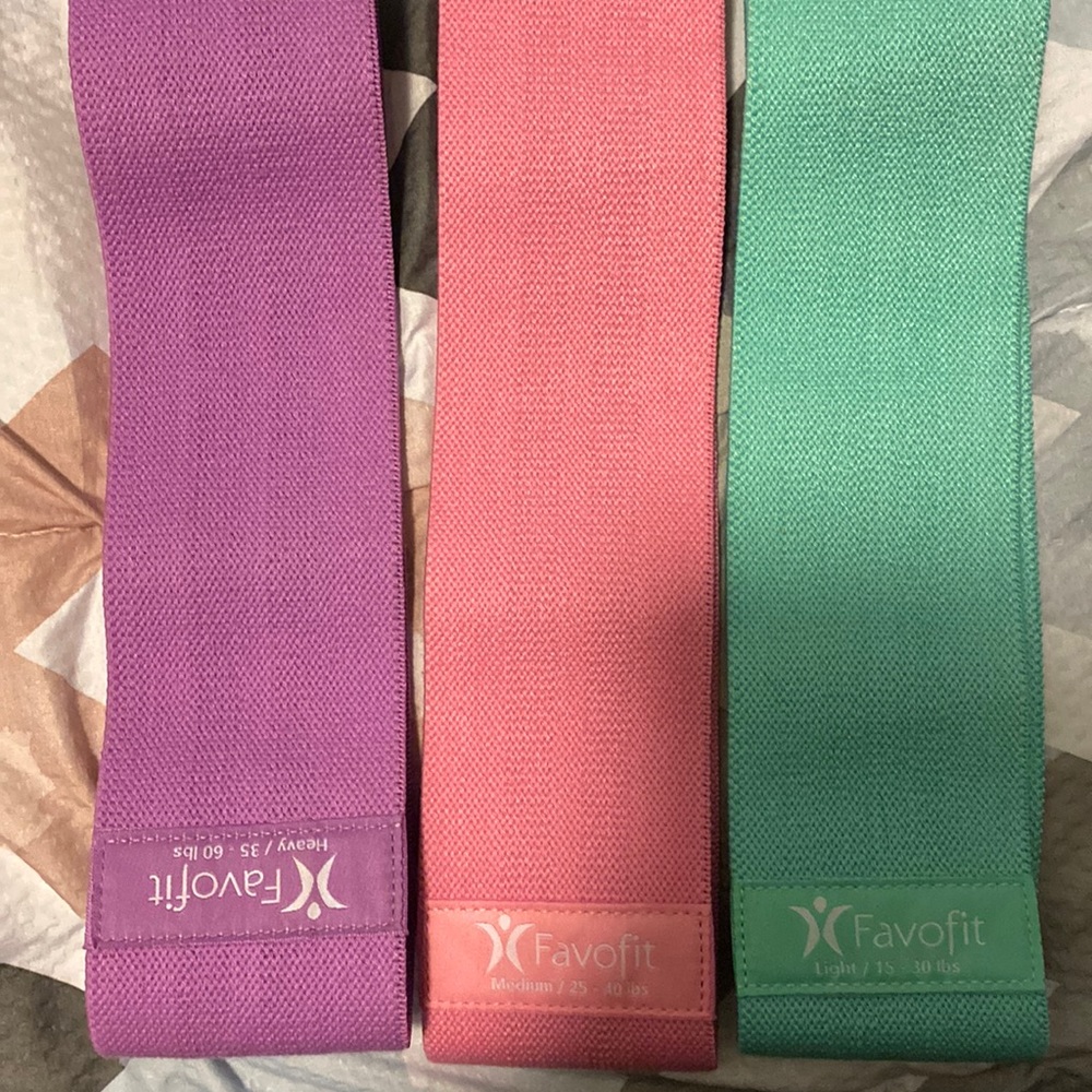 Favofit resistant bands. All three of them for that price.
